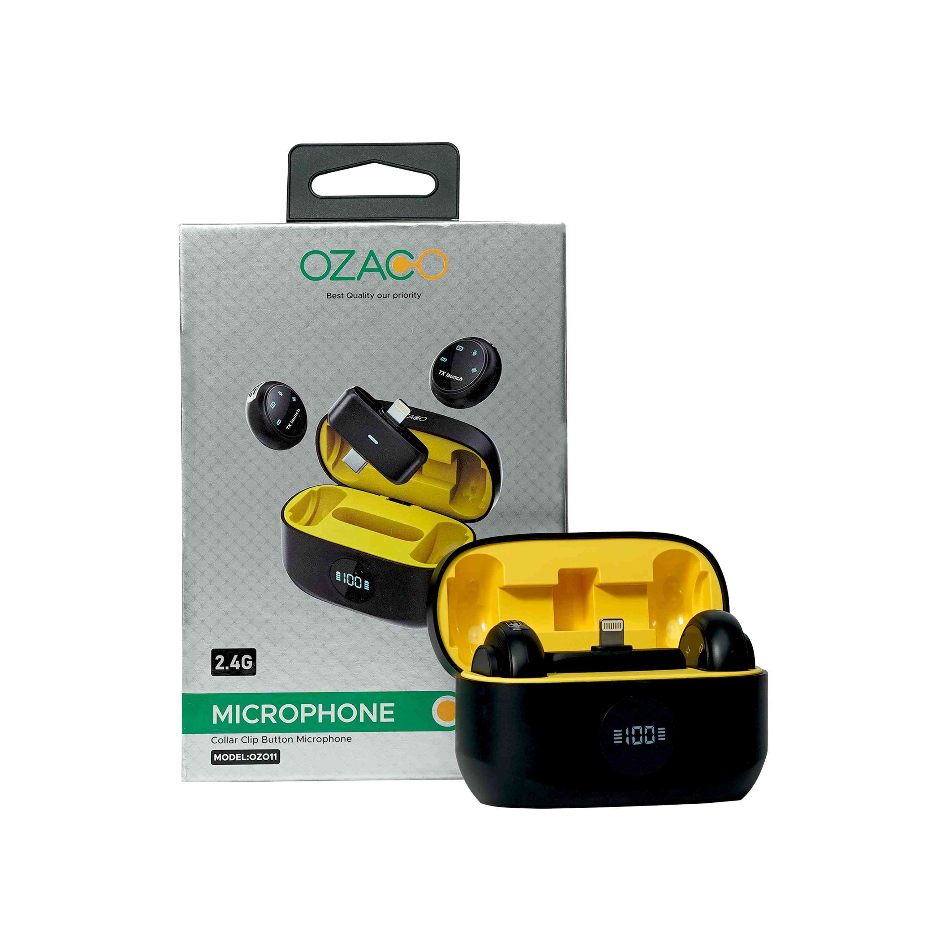  OZACO Wireless Collar Microphone